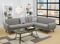 Grey Sectional Sofa Couch with Cushion Pillows H723905