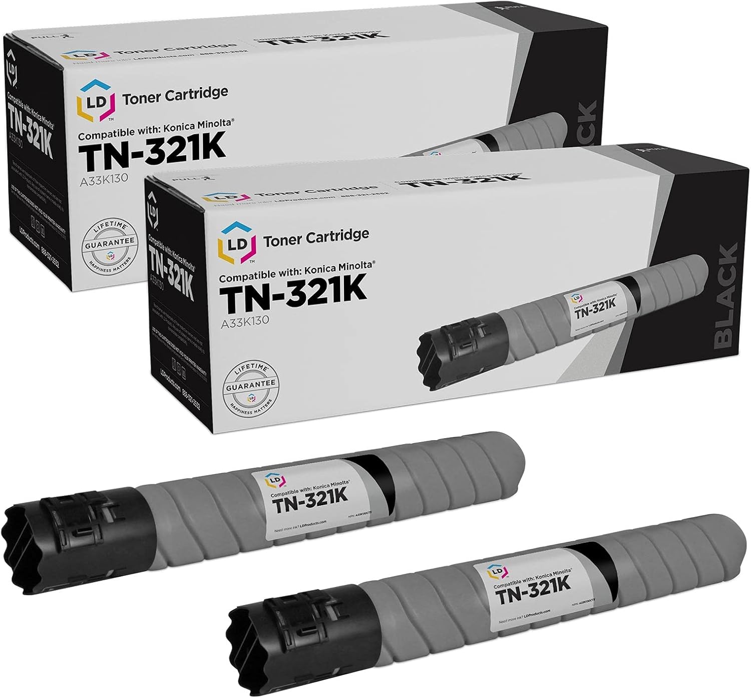 Toner Cartridge Black 2-Pack M53988