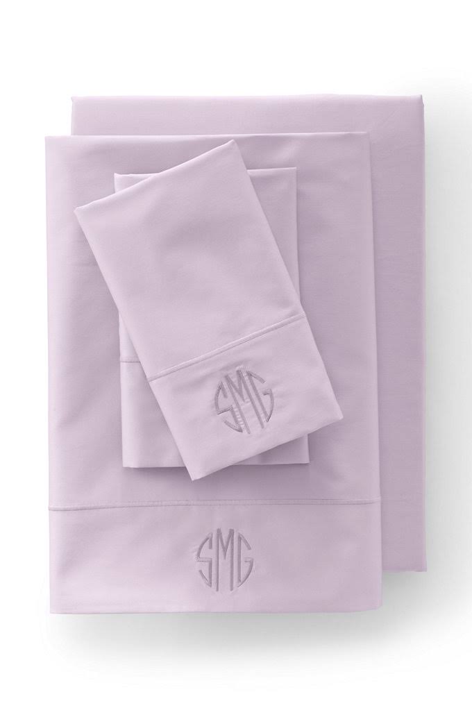 Purple Supima Cotton Sateen Fitted Sheet I749013