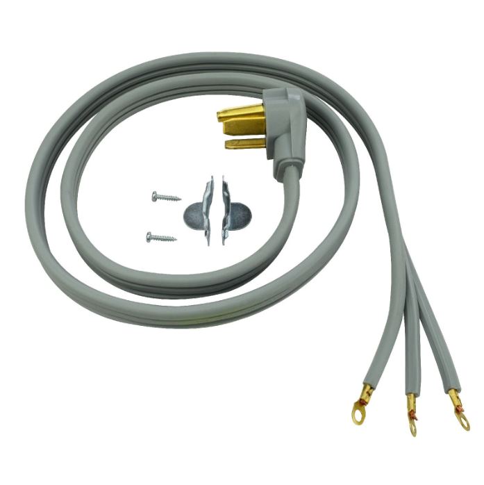 4 Feet 10/3 30 Amp 3-Wire Dryer Cord (4 Pack) Z719