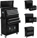 8-Drawer Metal Rolling Tool Chest with Wheels and Lock B4573