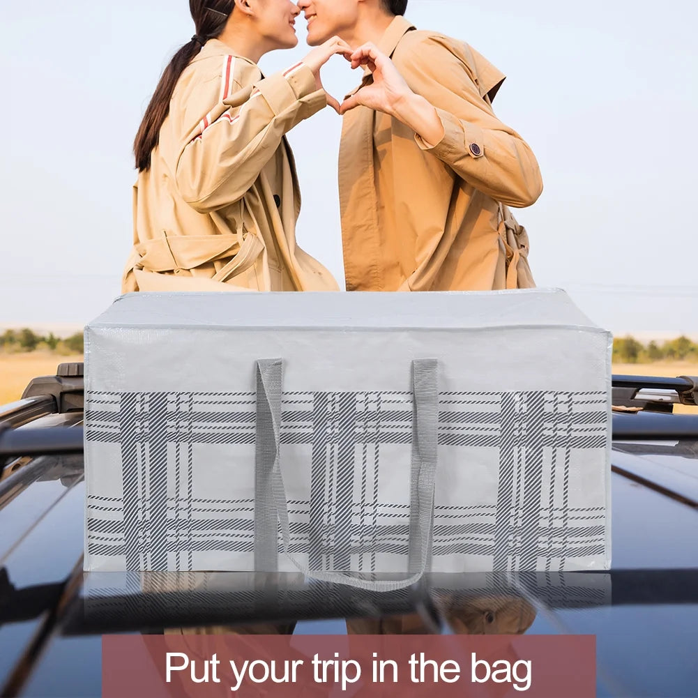 Extra Large Heavy Duty Moving Bags with Zipper and Strong Handles 8PACKS L9157