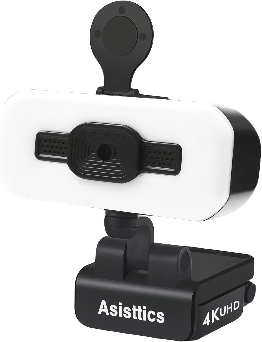 4K Webcam with Microphone and Ring Light N6882