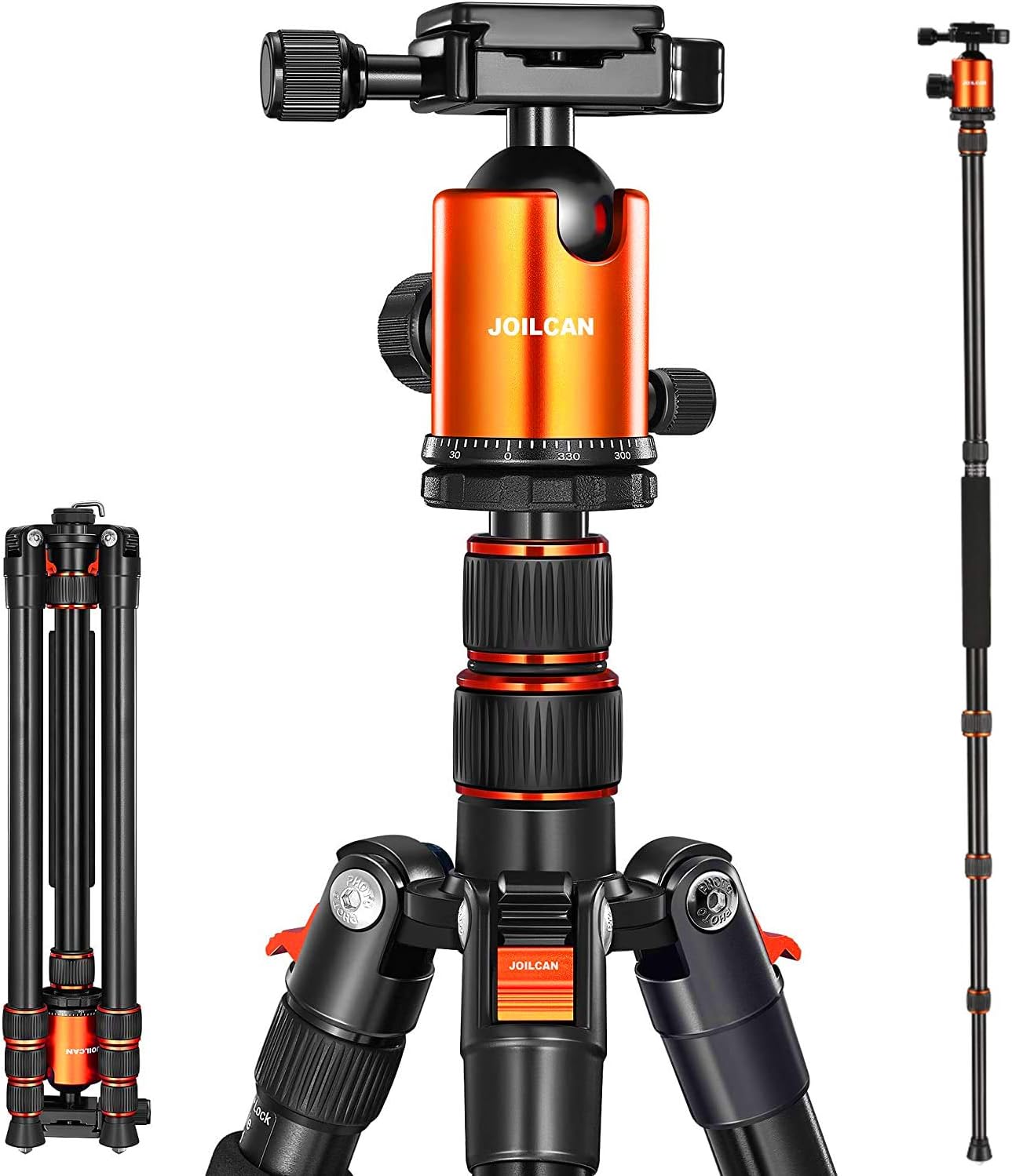 80-inch Aluminum Tripod with 360 Degree Ball Head F16111