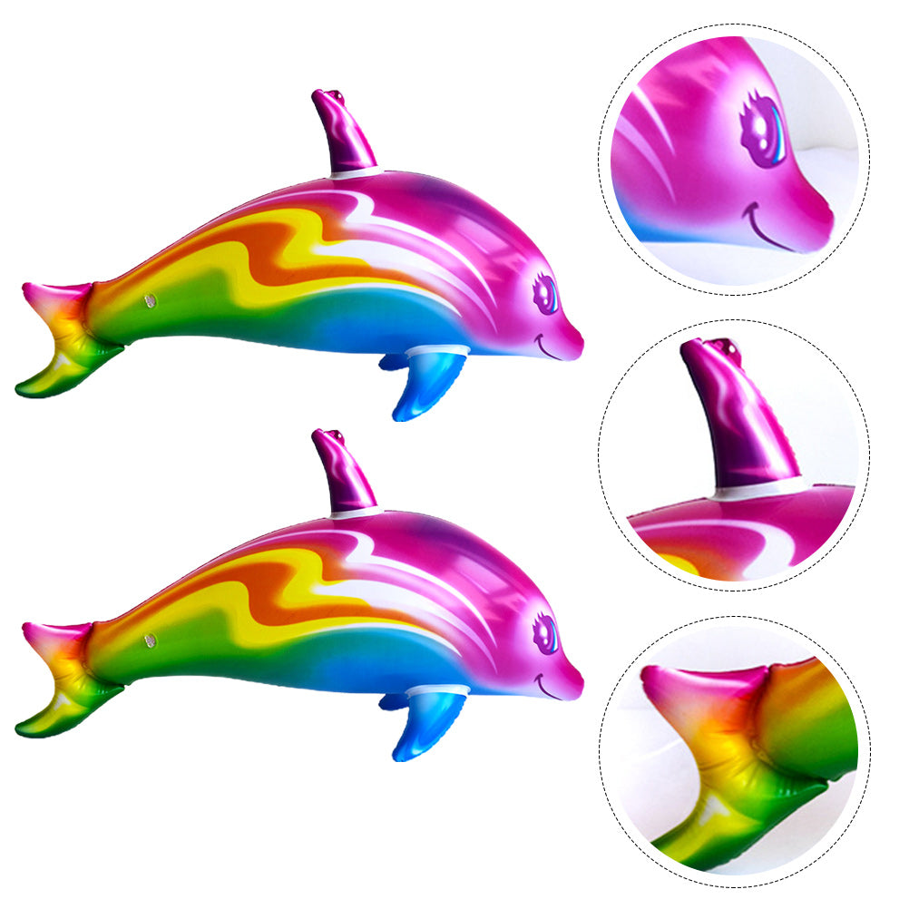 2pcs Big Inflatable Dolphin Toys P961690