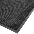 Charcoal Gray 3 ft x 60 ft Needle-Rib Carpet Entrance Floor Mat Roll J693636
