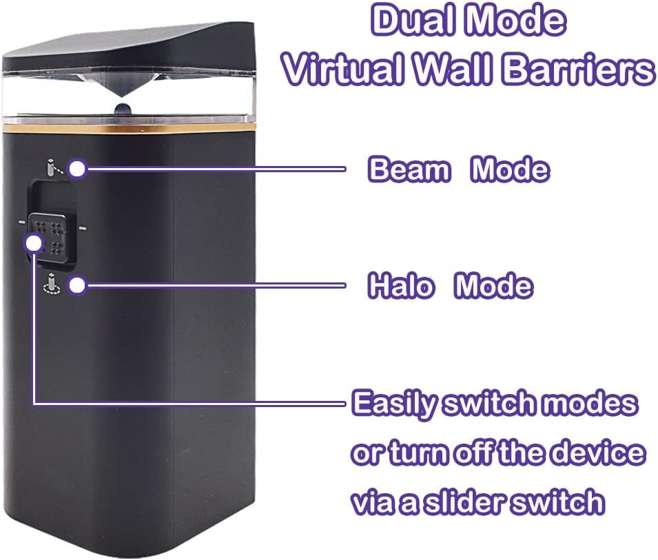 2-Pack Virtual Wall Barrier Compatible with iRobot Roomba Robot Vacuum X528498