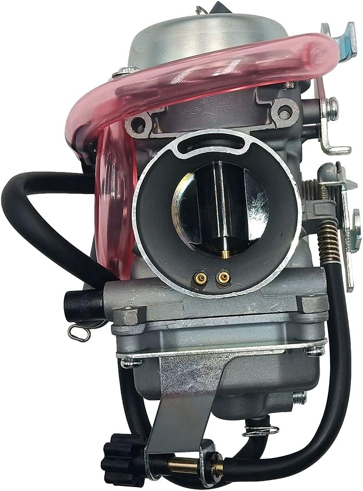 Carburetor with Fuel Valve Petcock Switch for Kawasaki BAYOU ATV KLF300, Pack of 2 S753
