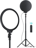 10" LED Video Light with Adjustable Tripod Stand, 3 Modes 5 Brightness Levels, Pack of 2 E892