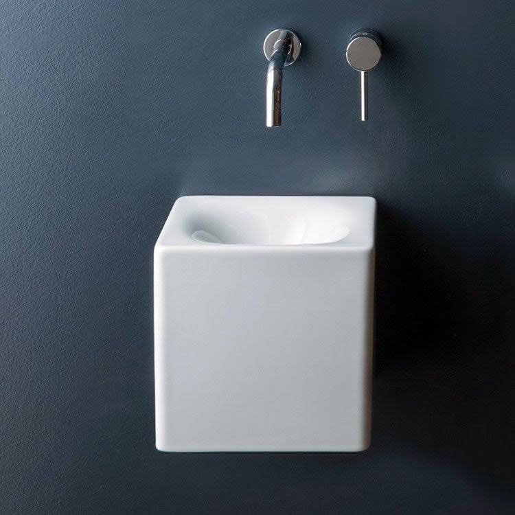 9.5 Wall Mounted Bathroom Sink I91307