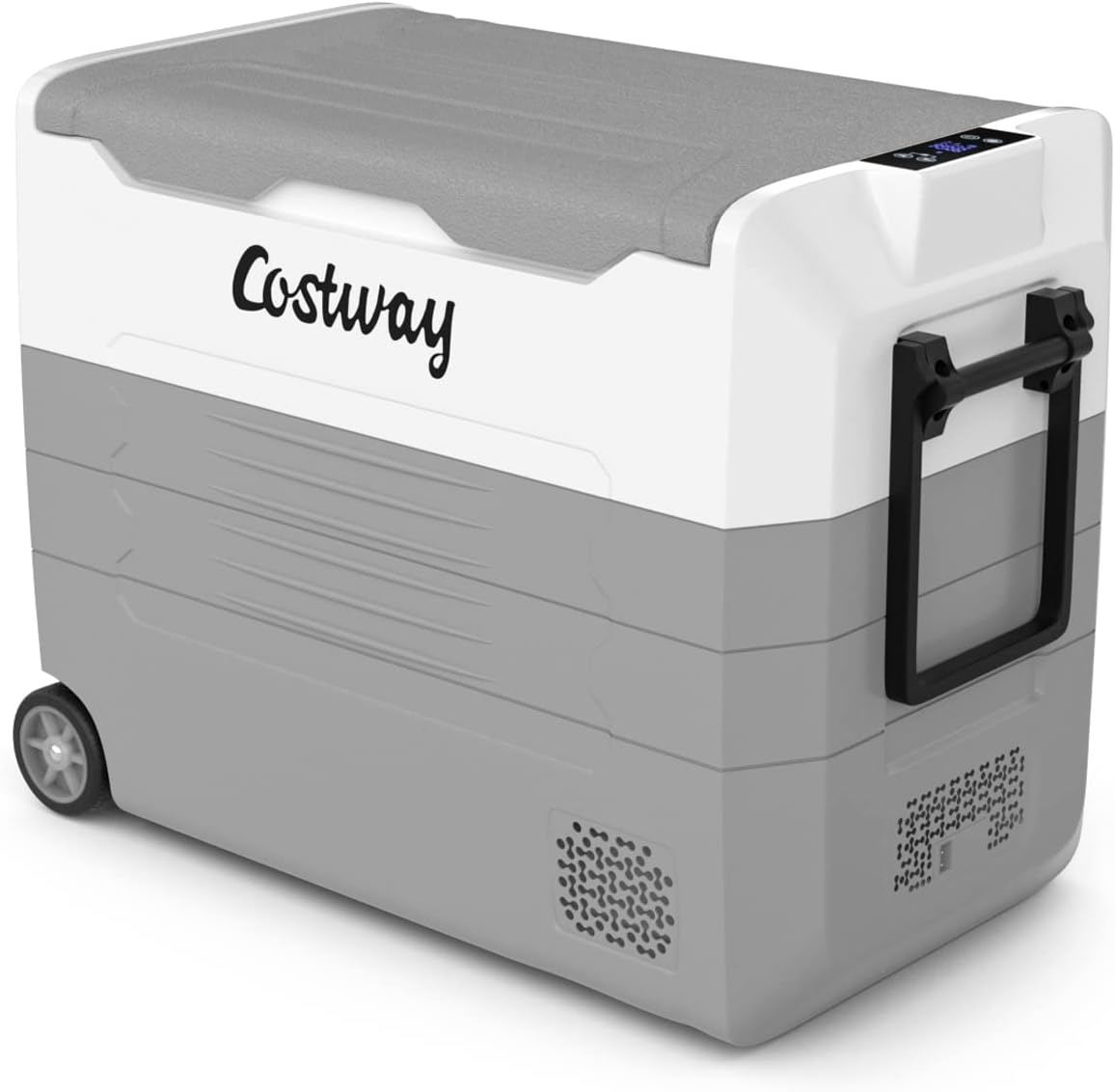 58 Quart (55L) Portable Car Refrigerator and Freezer, Orange U85257
