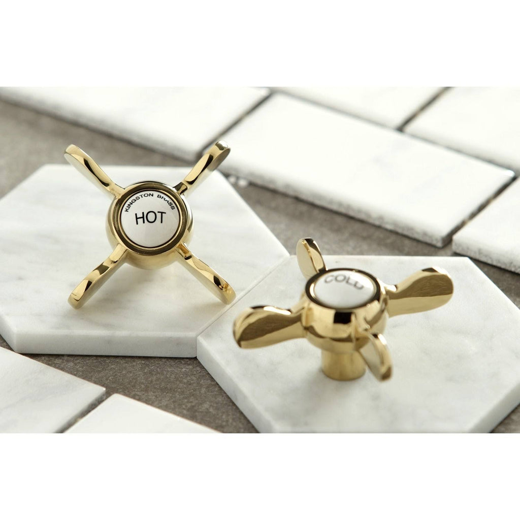 Brushed Brass Clawfoot Tub Faucet with Hand Shower M994236