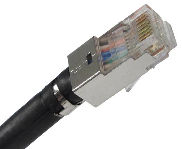 100 Pack Shielded RJ45 Connector for Cat6 A573