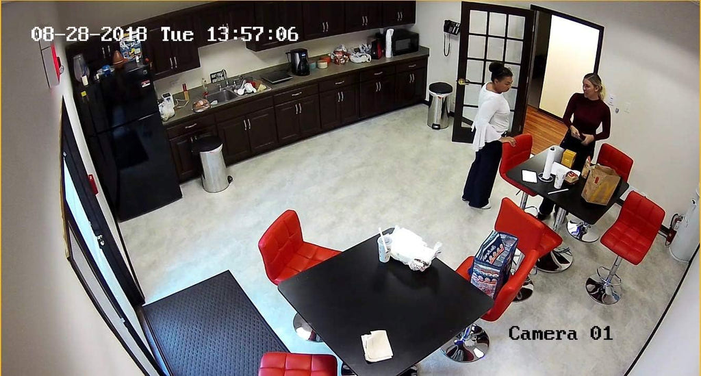4MP PoE Security IP Camera Turret with IR Night Vision Wide Angle 2.8mm Lens P548