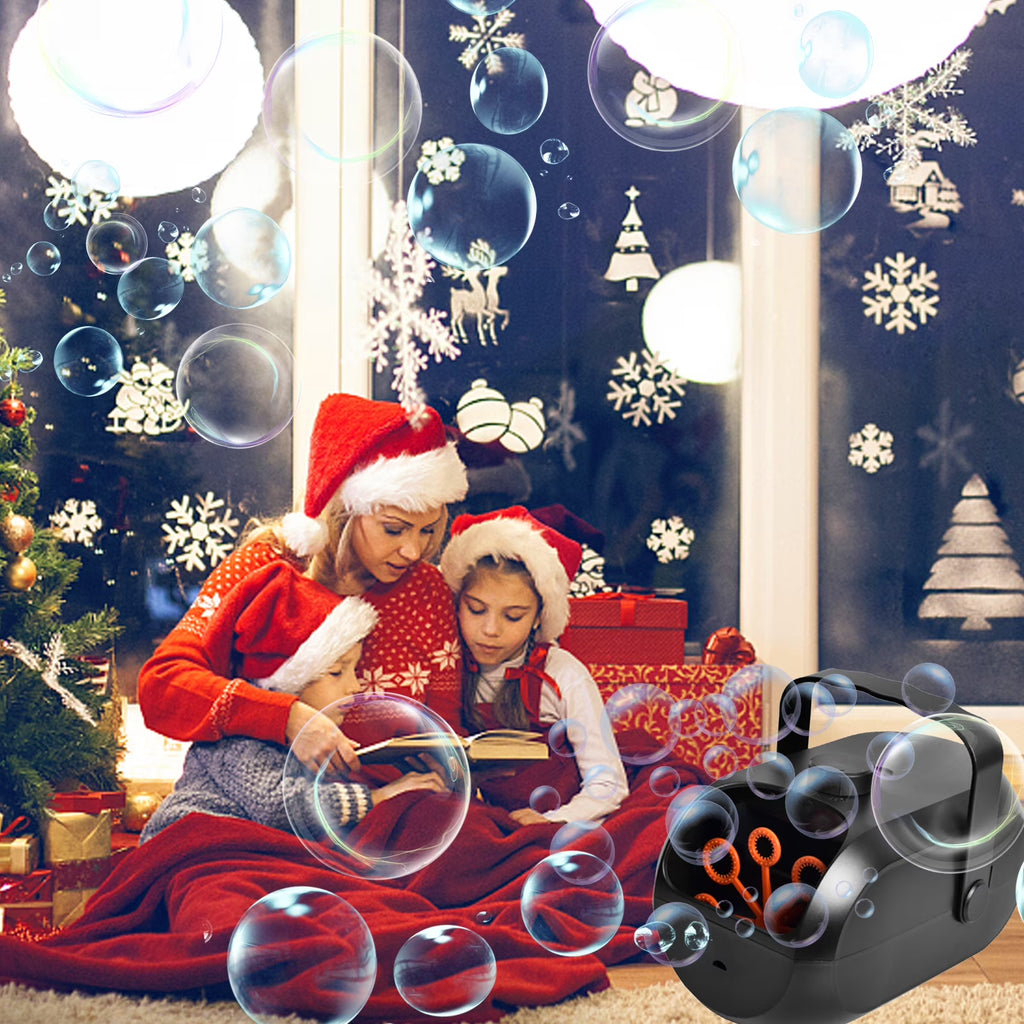 Portable Rechargeable Bubble Machine Y87346