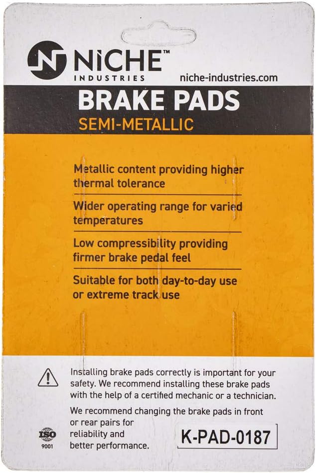 Brake Pad Set Semi-Metallic 4 Pack G612727