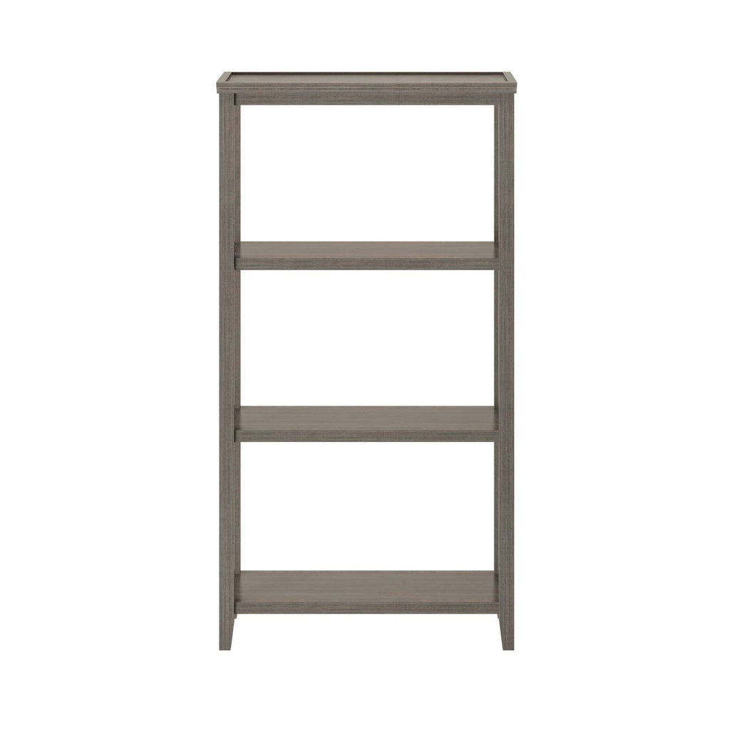 Washed Gray Solid 3-Tier Tall Vertical Bookcase U962847
