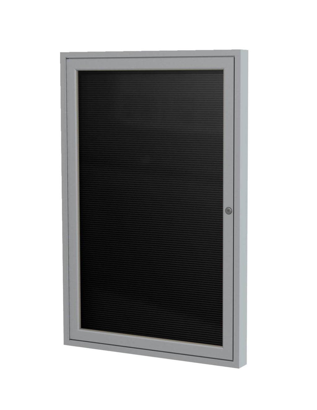 Black Satin Aluminum Enclosed Letter Board U94531