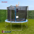 10' Round Trampoline with Steel Enclosure and Jump Mat Q5745