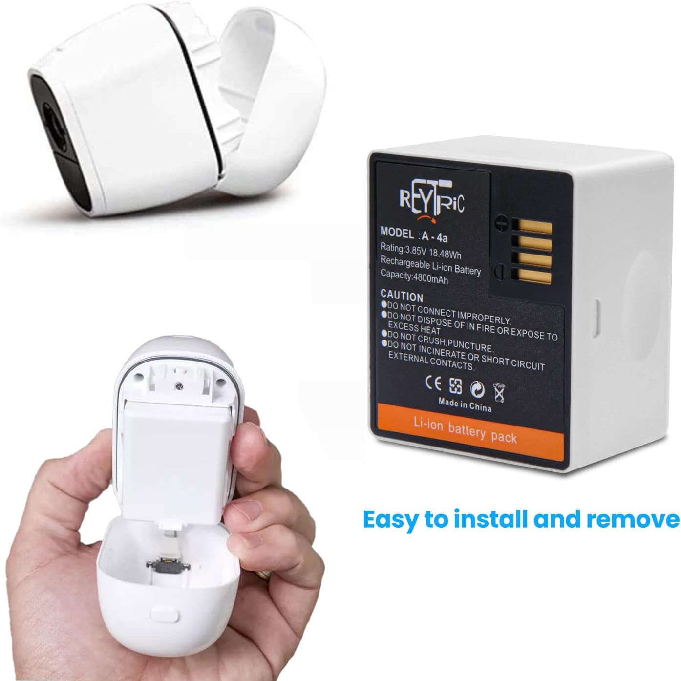 Batteries (2-Pack) Compatible with Arlo Ultra, Arlo Pro 3, Arlo Pro 4 Camera, Pack of 2 Z4739