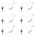 Transparent Security Headsets with PTT/VOX (6-Pack) S938