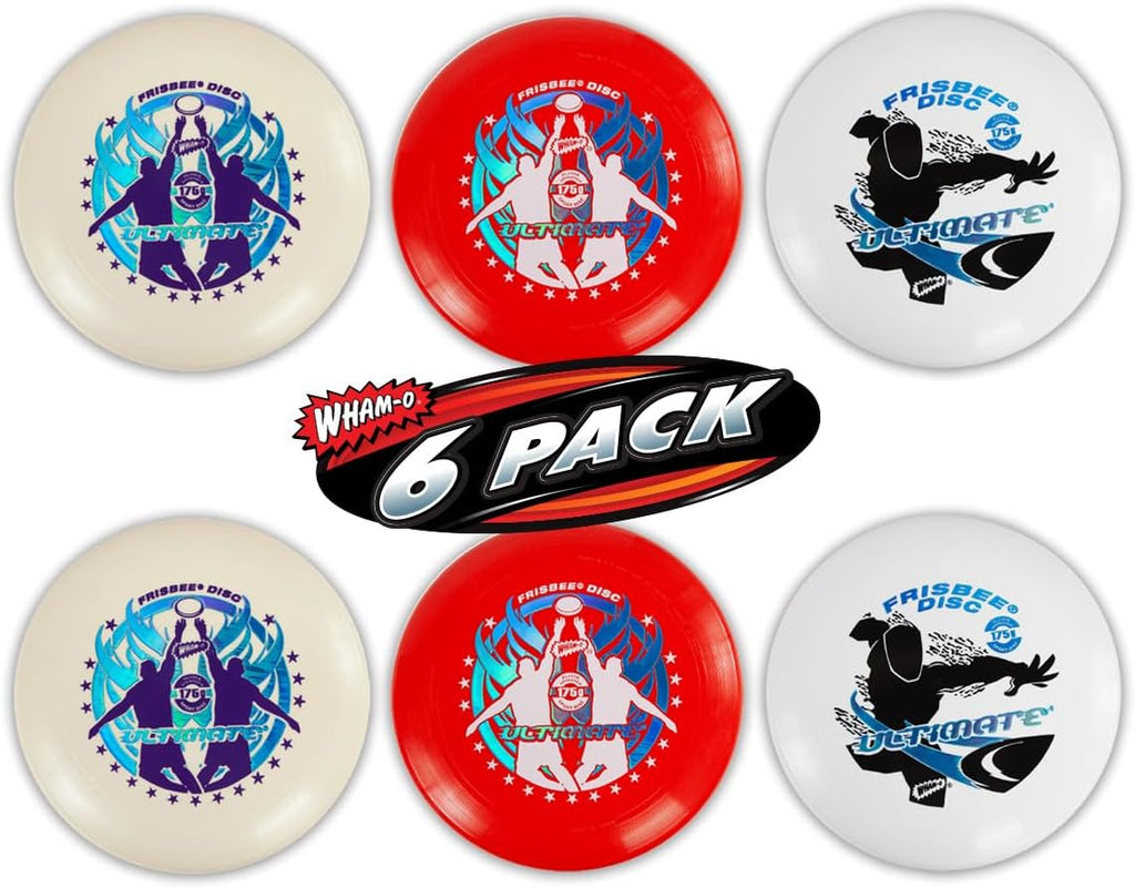 6 PACK 175 Grams Flying Disc U4232