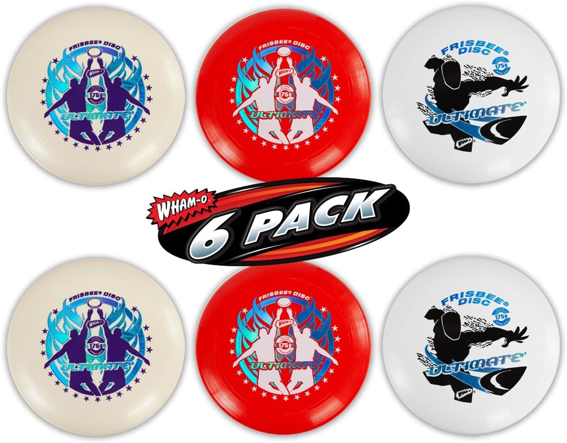 6 PACK 175 Grams Flying Disc U4232