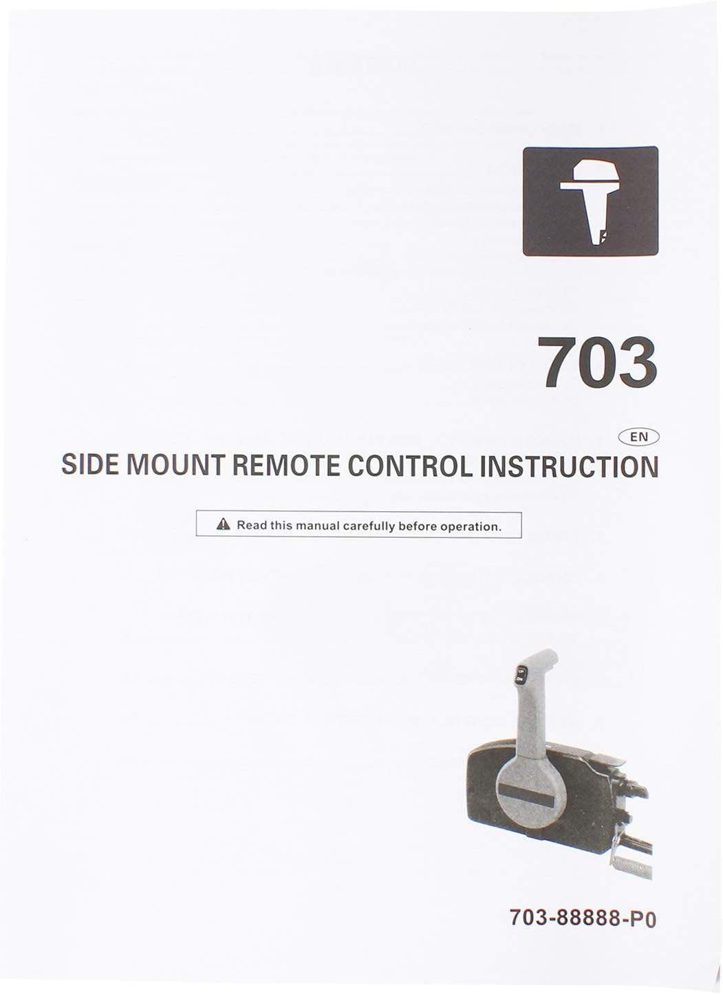 Side Mount Remote Control Box with 10 pins Wire Harness and Cable 16FT Z765745