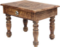 Solid Mango Wood Hand Carved Puja Shrine Altar Table L657854