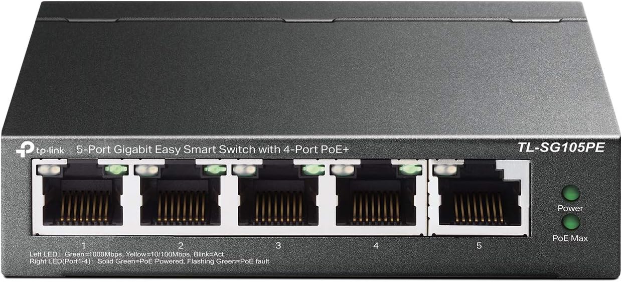 5 Port Gigabit PoE Switch Pack of 2 X5765