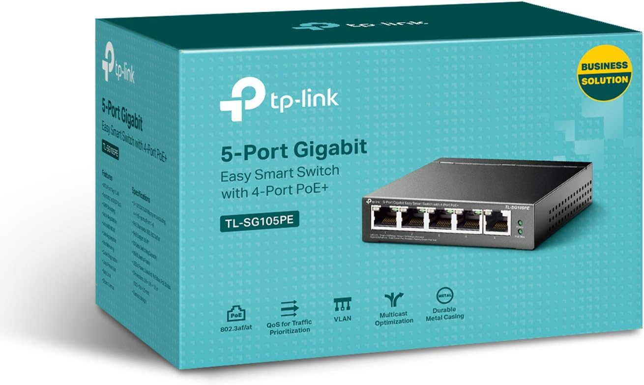 5 Port Gigabit PoE Switch Pack of 2 X5765