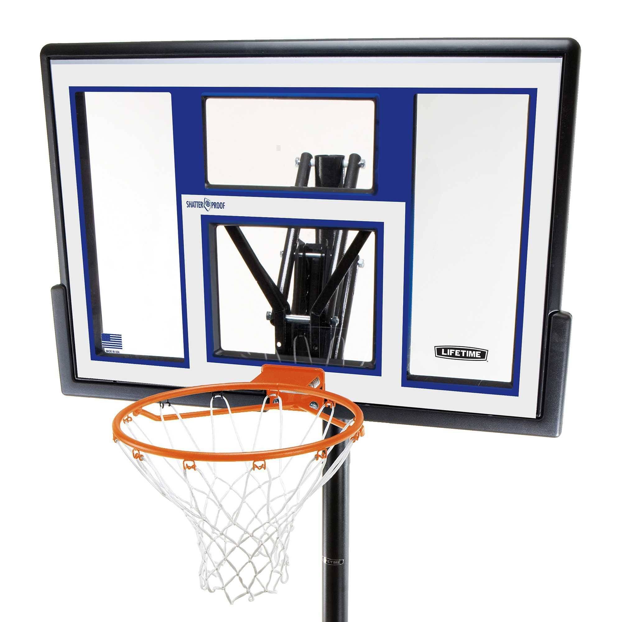 48-Inch Polycarbonate Portable Basketball Hoop O340837