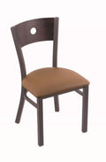 Pewter Finish Beechwood Seat Chair E642607