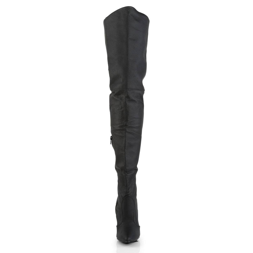Red Leather 14 Pleaser M52568