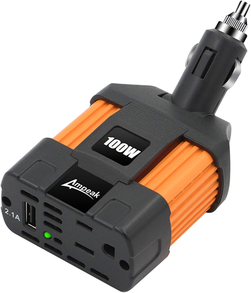 750W Power Inverter 12V DC to 110V AC Converter with Dual USB Dual AC Outlets E601